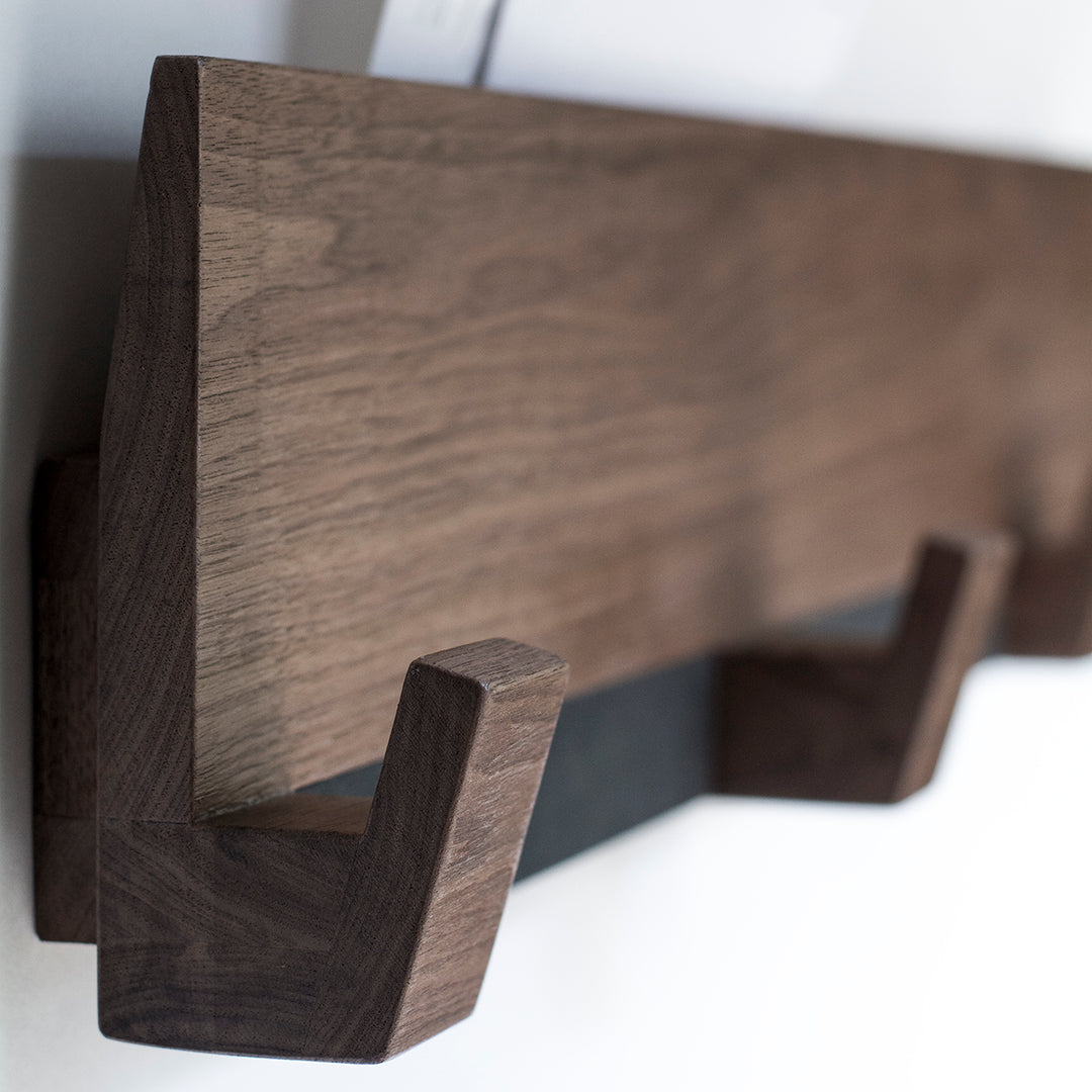 Entryway Wall Rack |  Walnut