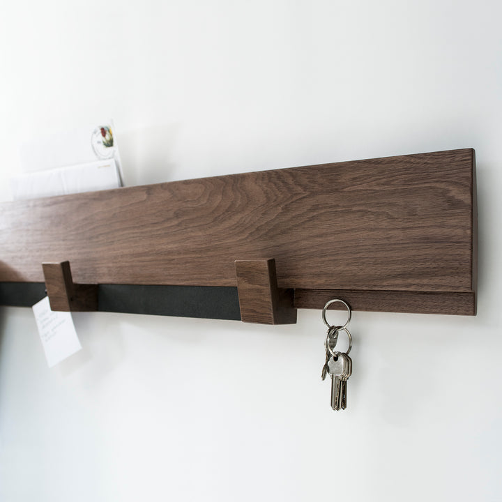 Entryway Wall Rack |  Walnut