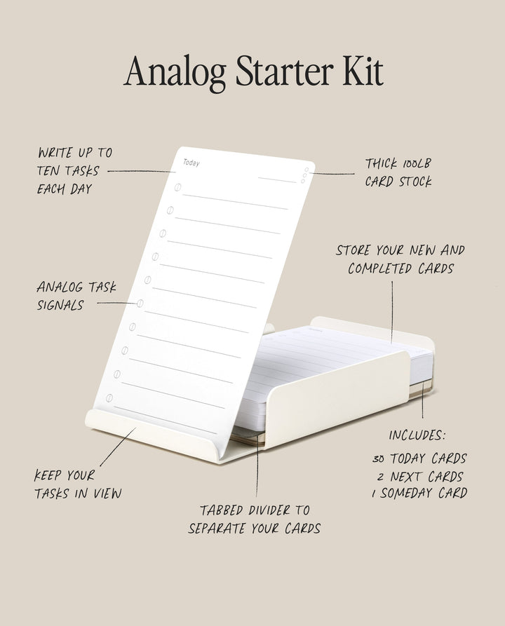 Analog Starter Kit (White Steel)