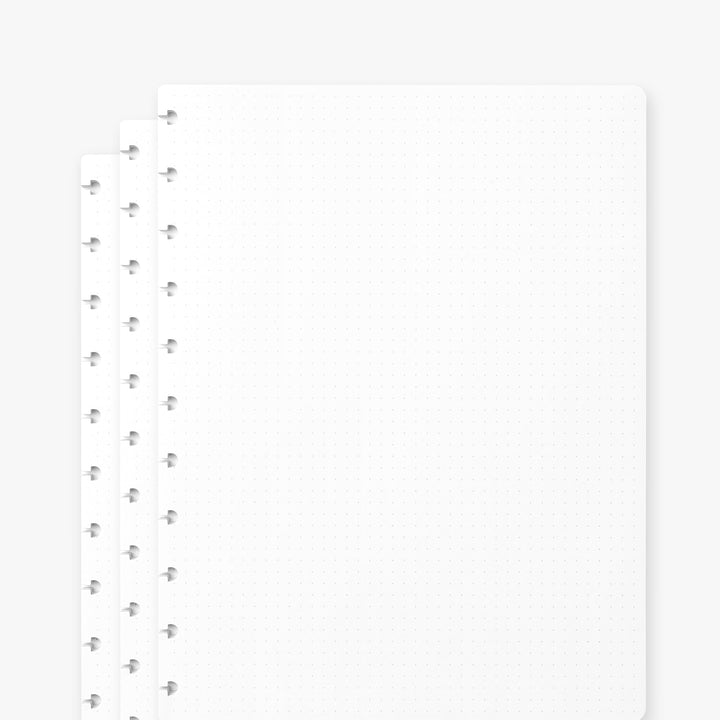 Discbound Journal Refill (Large 8.5" x 11" - 3 Pack)