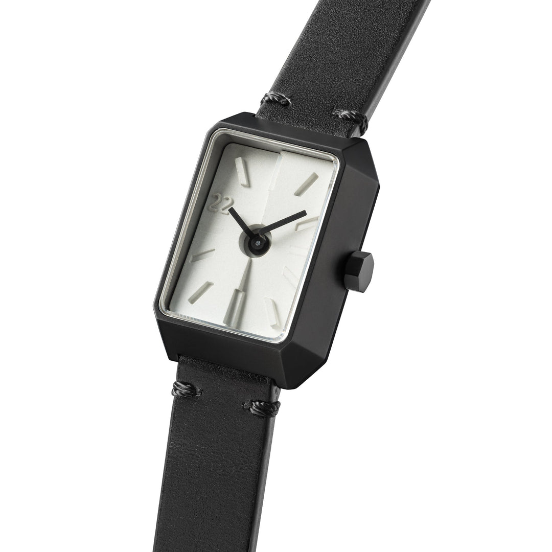 Ups & Downs Rectangular Concrete Watch - Piano Keys Edition