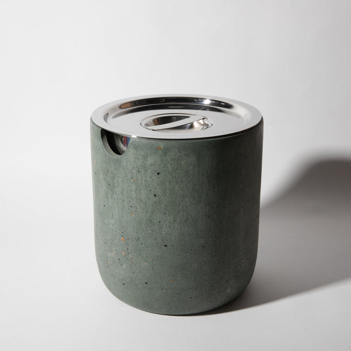Ice Bucket | Dark Green Terrazzo