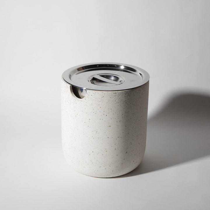 Ice Bucket | White Terrazzo