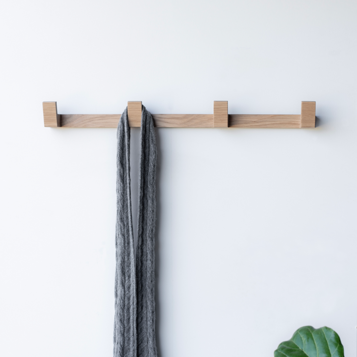 Imbue Wall Rack | White Oak