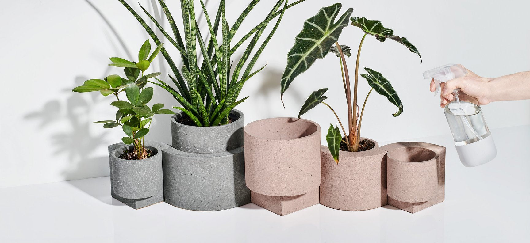 Tortuga Living Platform Concrete Planter Collection