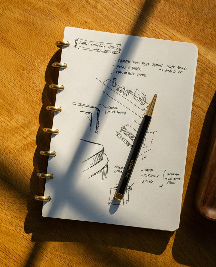 Discbound Journal Bundle (Standard 6"x 8.5" Journal + 3 Refills)