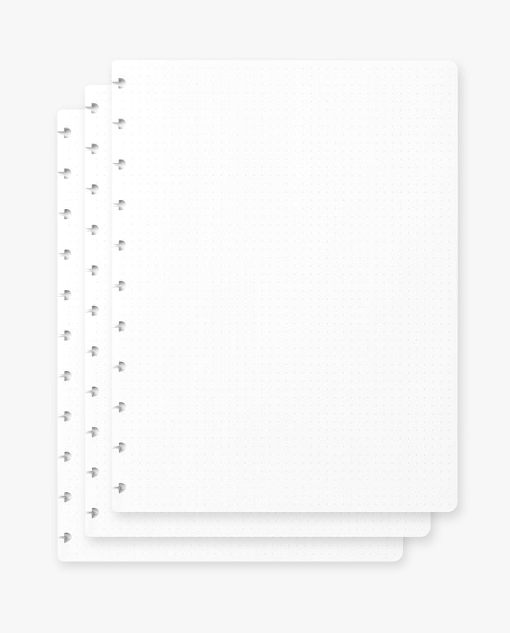Discbound Journal Refill (Large 8.5" x 11" - 3 Pack)