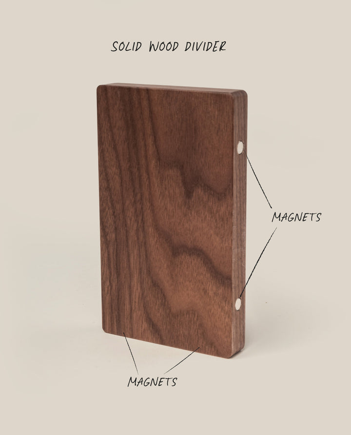 Analog Archive Box (Black Steel / Walnut Wood)
