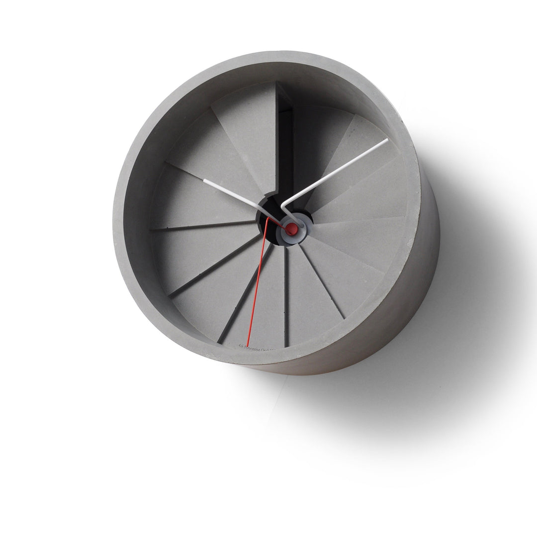 4th Dimension Wall Clock with Red Hand 200mm from 22STUIDO