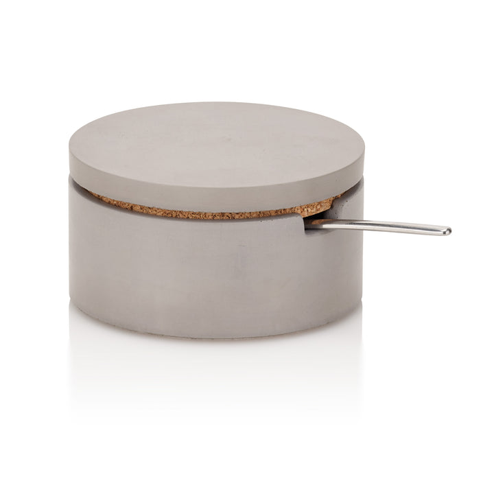 Salt Cellar With Spoon - IntoConcrete