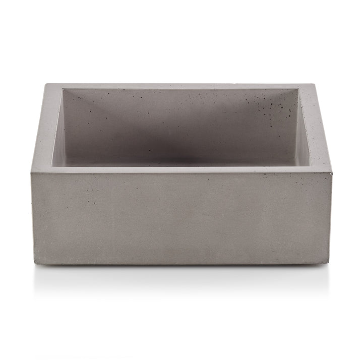 Gray Concrete Cocktail Napkin Bin By Port Living Co.