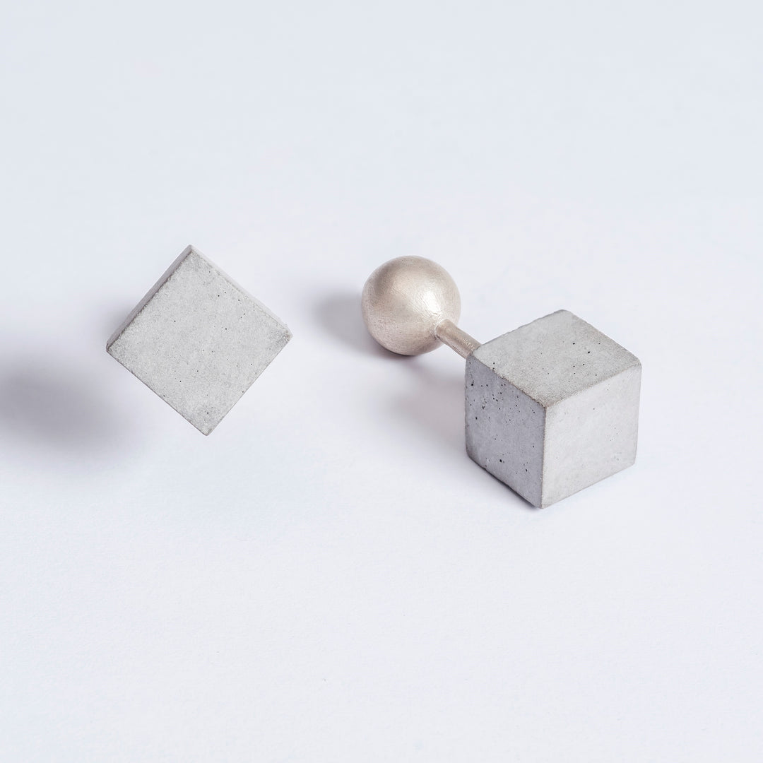 Elements Concrete Cufflinks #2 By Material Immaterial Studio