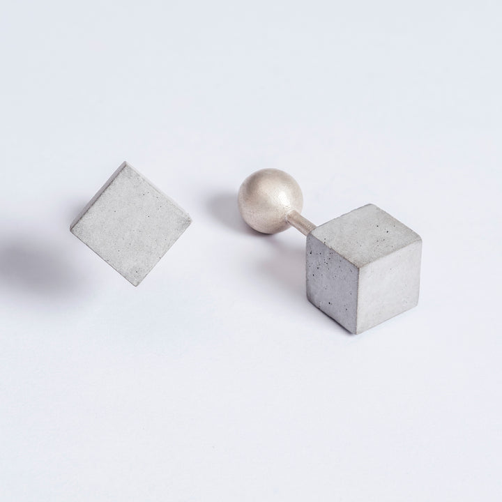 Elements Concrete Cufflinks #2 By Material Immaterial Studio