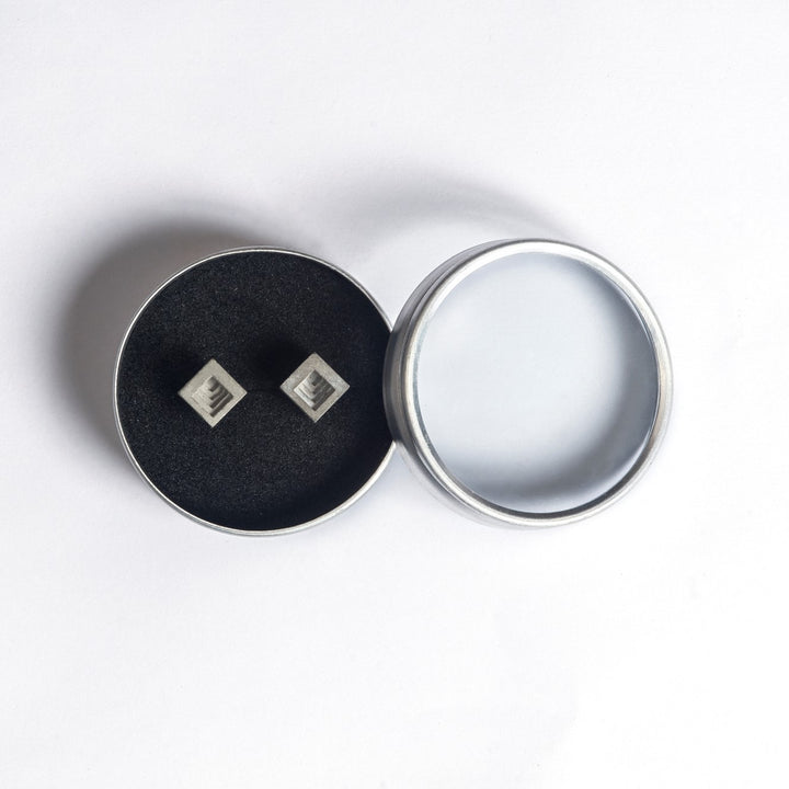 Elements Concrete Earrings #6 By Material Immaterial Studio In Packaging