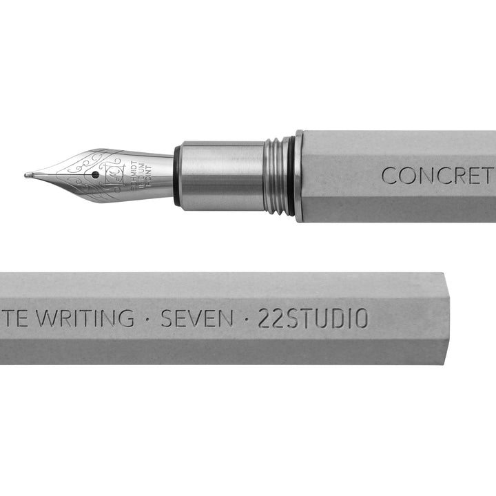 Front And Back Ends Of A 22STUDIO Seven Fountain Pen